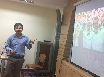 Assistant Professor Dr. Prakaikavin
Srijinda Gave a Lecture in the Advanced
Research Methodology for Communication
Course